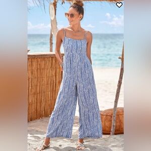 Lascana for Venus Square Neck Printed Jumpsuit